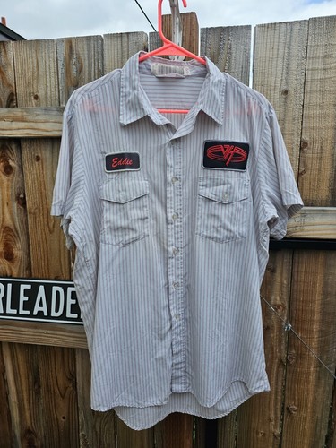 Van halen work mechanic shirt - van,